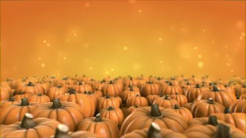 Group of pumpkin patch render  vegetable group with color background Stock Illustration