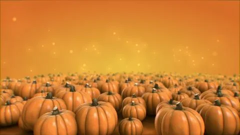 Group of pumpkin patch render  vegetable group with color background Stock Illustration