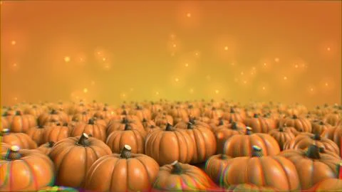 Group of pumpkin patch render  vegetable group with color background Stock Illustration