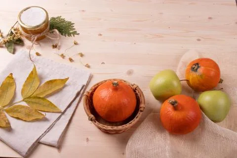 A group of pumpkins Stock Photos