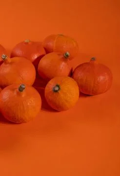A group of pumpkins Stock Photos