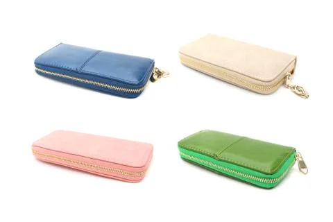 Group purse on isolated Stock Photos
