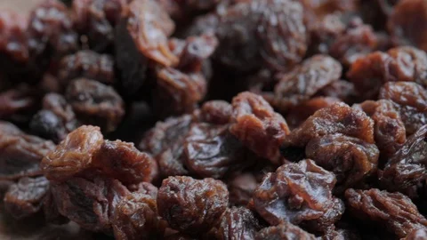 A Group of Raisin Stock Footage 108984544