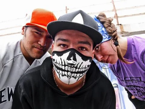 Group of rappers Stock Photos