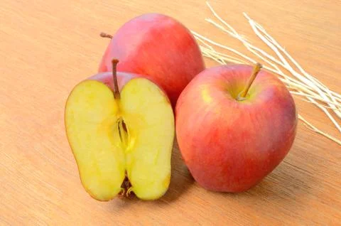 Group of red apple Stock Photos