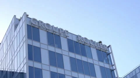 Group Rocher headquarters building in Issy les Moulineaux near Paris, France Stock Footage 165214478