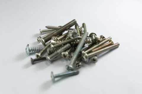 A group of screw Foto stock