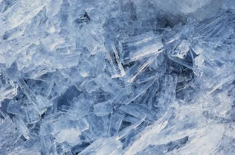 A group of shards of ice. Stock Photos