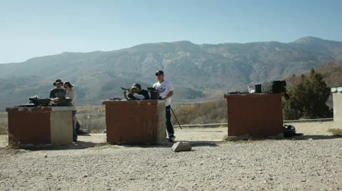 Group of shooter 2 動画素材 32272235