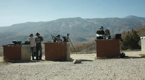 Group of shooter 3 库存影片 32272018