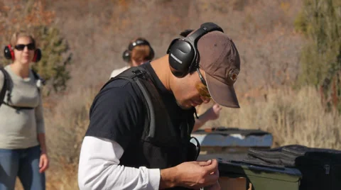 Group of shooter 6 Video stock 32248581