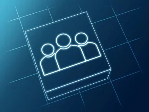 Group sign Stock Illustration