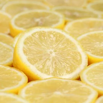 Group of sliced lemons Stock Photos