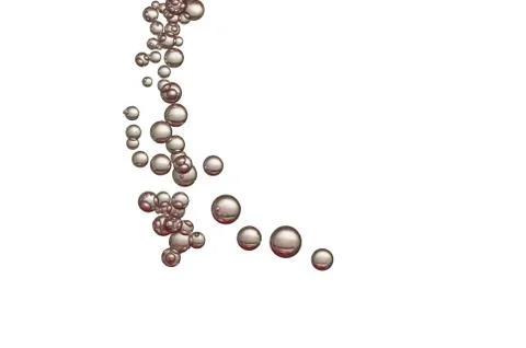A group of small fizz bubblers Stock Photos