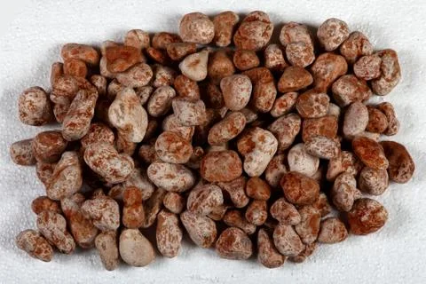 Group of small red stone 스톡 사진