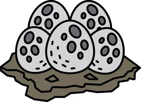 A group of small, round, gray rocks are sitting on a surface イラスト素材