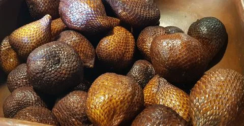 Group of snake fruit or called salak in local indonesian language, or scien.. Stock Photos