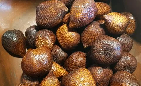 Group of snake fruit or called salak in local indonesian language, or scien.. Stock Photos