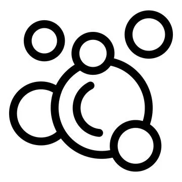 Group of soap bubbles floating is creating foam for bath or shower Stock Illustration