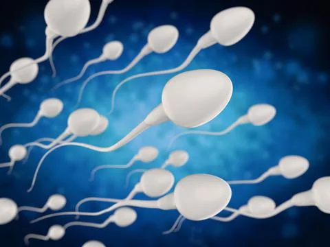 Group of sperms Stock Photos