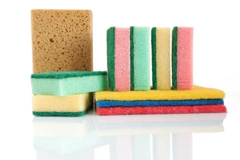 Group of sponges Stock Photos