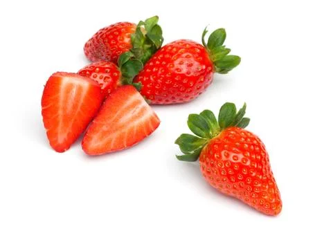 Group of strawberries Stock Photos
