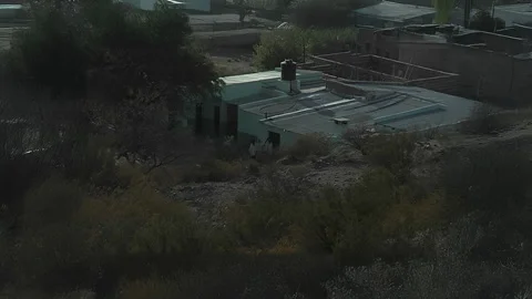 Group of Students Entering Rural School Building Stock Footage 331027169