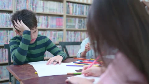 A group of students from an international school Stock Footage 256906446