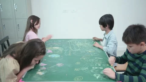A group of students from an international school Stock Footage 256907568