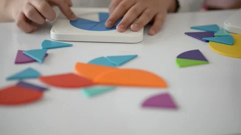 Group of Students study math with teacher in the classroom Stockbeeldmateriaal 105837930