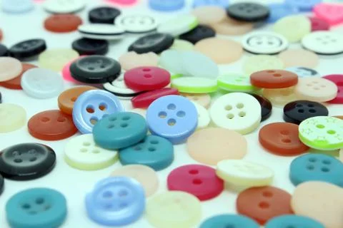 Group of Studs plastic background Foto stock