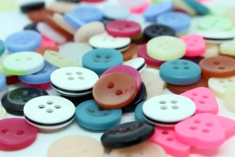 Group of Studs plastic background Stock Photos