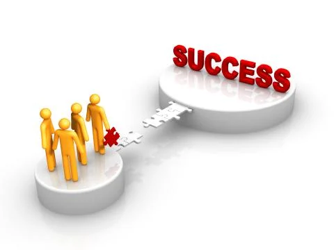 Group success Stock Illustration