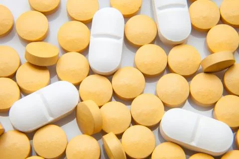 Group of tablets Stock Photos