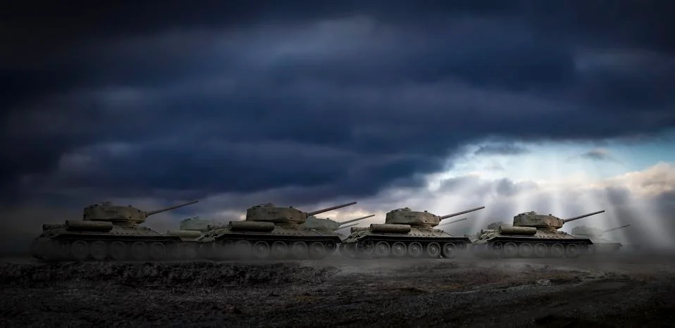 A group of tanks Stock Photos