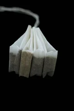 Group of teabags Stock Photos