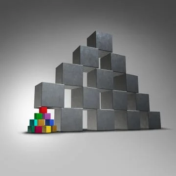 Group Teamwork Support Ilustración de archivo