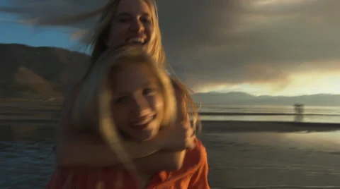 Portrait of group of serious women in u, Stock Video