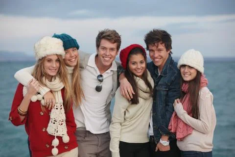 Group teens Stock Photos