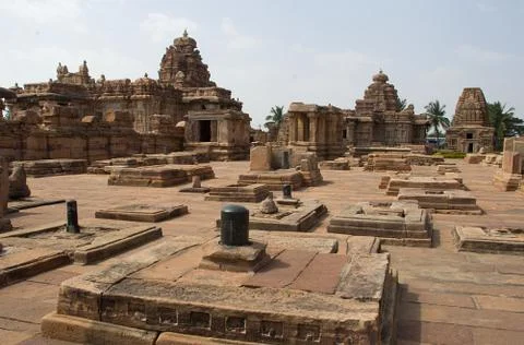 Group of Temples, Pattadakal Stock Photos