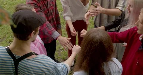 Group therapy games provide young adults with supportive enriching environment Stock Footage 250023941