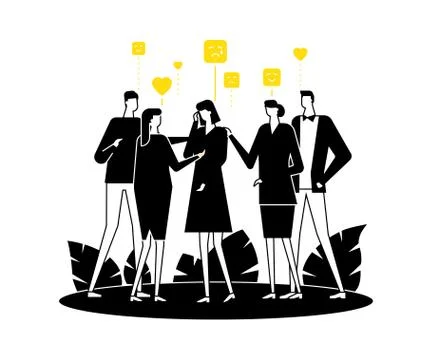 Group therapy - modern flat design style illustration Stock Illustration