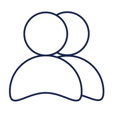 Group Thin Line Icon Stock Illustration