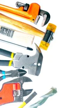 Group of tools Stock Photos