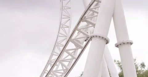 Group of tourists enjoying on roller coaster ride, Guatemala Stock Footage 63055764