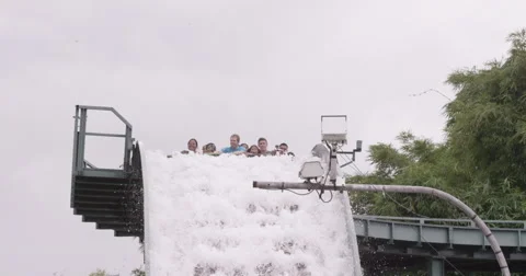 Group of tourists enjoying on roller coaster, Guatemala Stock Footage 63055824