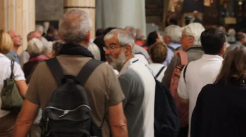 Group of tourists in jerusalem Stock Footage 32152431