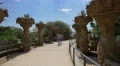 Group of tourists in Park Guell, Barcelona 4k or 4k+ Resolution