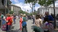 Group of tourists visiting Casa Batllo in Barcelona 4k or 4k+ Resolution