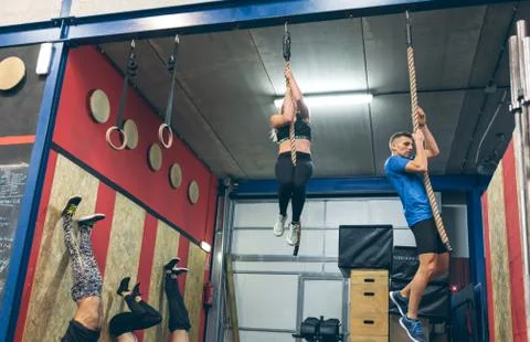 Group training at the box Stock Photos